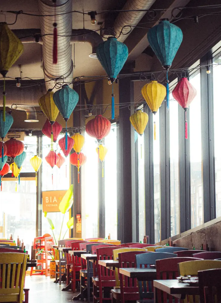 Inside Vietnamese Street Kitchen at the Bullring, St Martin's Square